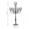 Table 5 Arms Silver Crystal Candle Holders For Wedding Home Atmosphere Decor